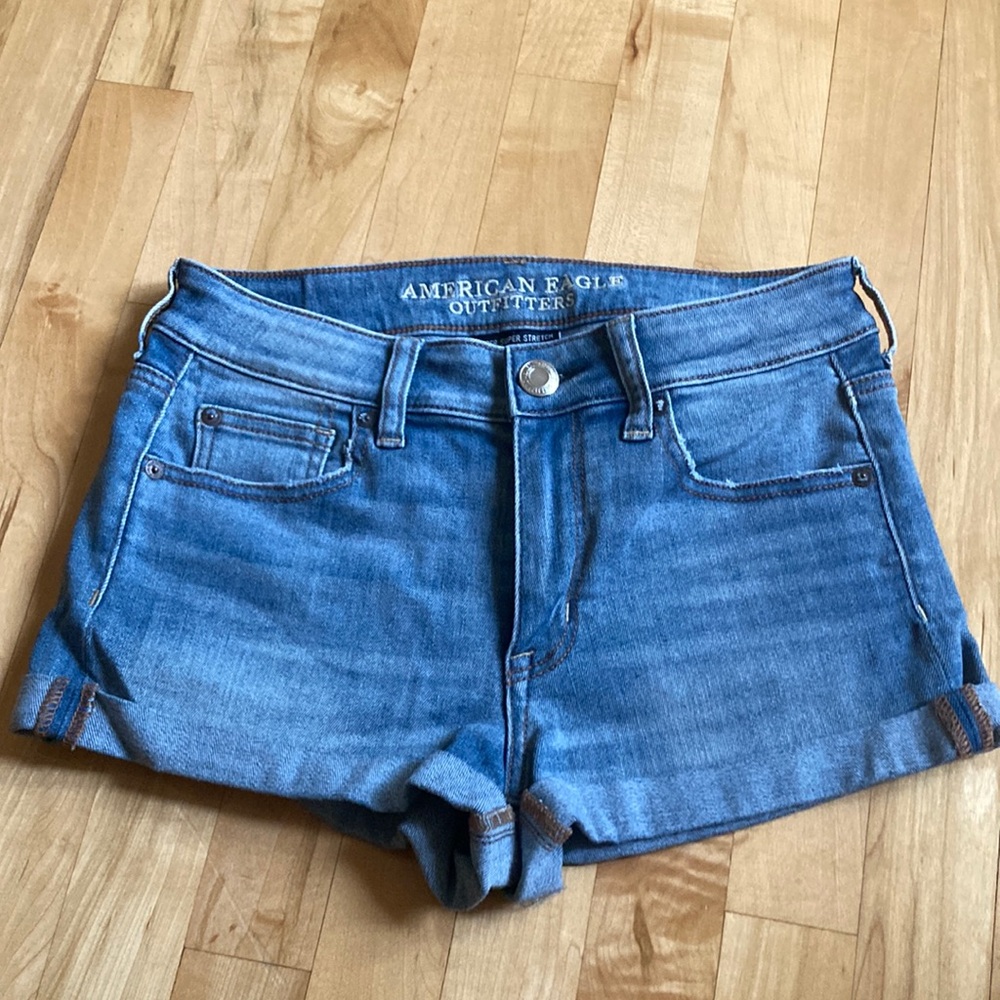 American Eagle Outfitters Blue Jean Shorts Classic Fit
